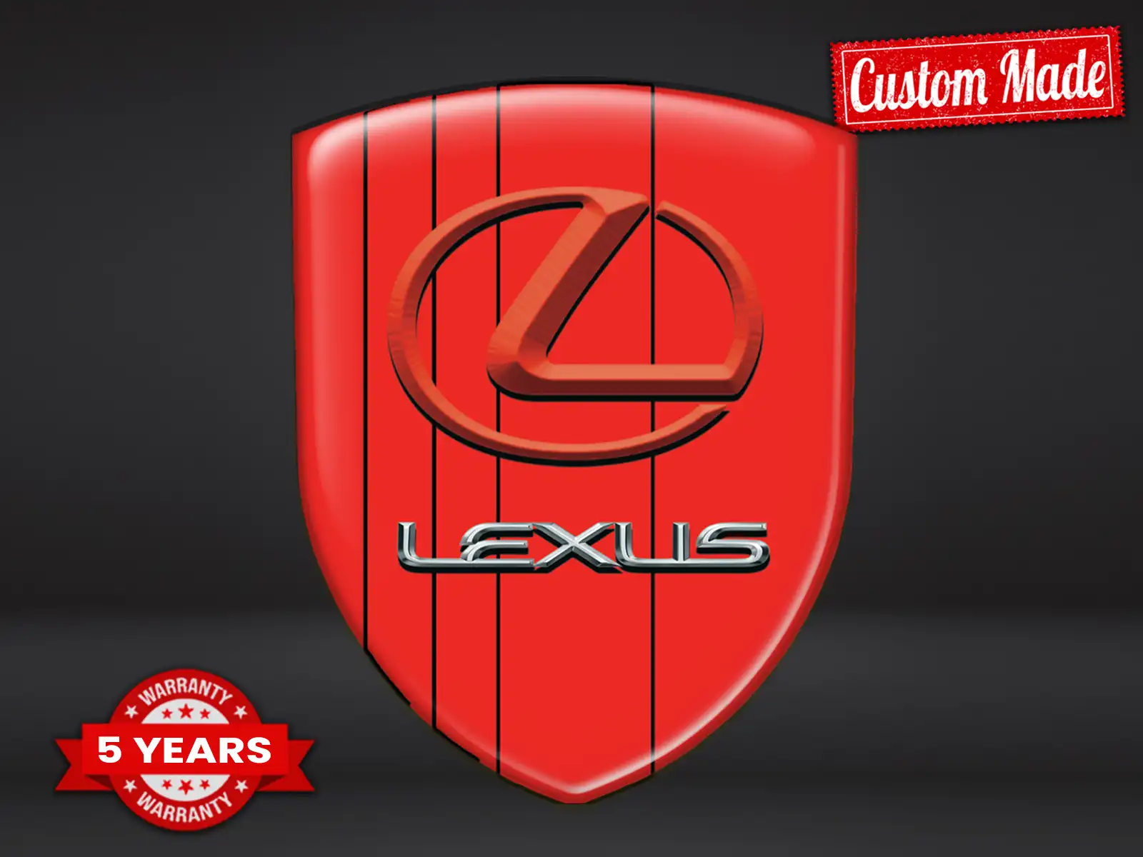 Lexus Distintivi Silicone Auto Resistenti Pregiati Pro